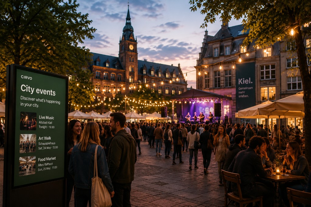 City events and happenings in Kiel on Cirvo